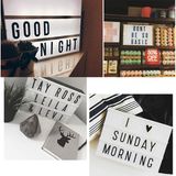 A4 LED Işıklı Yazı Panosu Lightbox - standart