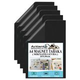 A4 Magnet Tabaka 5 Adet Manyetik Mıknatıs Levha 20X30 Cm Esnek Kaliteli Foto Magnet Fotoğraf Resim Metal Yüzeye Yapışma
