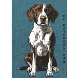 A4 Notebook 6mm: Pointer Dog Lined Exercise Book