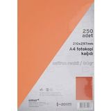 A4 Renkli Fotokopi Kağıdı, Saffron, 250 Yaprak