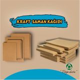 A4 Saman Kağıdı, A4 Kraft Saman Kağıdı 100 Adet 60 Gram