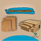 A4 Saman Kağıdı, A4 Kraft Saman Kağıdı 50 Adet 200 Gram