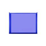 A4 Şeffaf Fermuarlı Dosya Mavi 1 Adet Pvc Fermuarlı Evrak Dosyası 24X34cm Çıtçıtlı Belge Evrak Dosyası Ofis Büro Okul