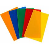 A4 Şeffaf Renkli Asetat Kağıdı Pvc 250 Micron 5'li