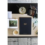 A4 Siyah Kraft Kapak Eskiz Defteri 60 Yaprak 140 Gr. Perforajlı Sketch Book