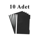 A4 Siyah Telli Dosya 1 Paket 10 Adet