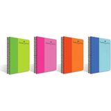 A4 Spiralli Defter Bicolor Plastik Kapak Çizgisiz 160 Yaprak 5075000141 - Karışık