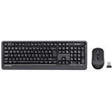 A4 Tech Fg1010 Kablosuz Klavye Mouse Seti Siyah