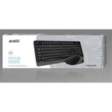 A4-Tech FG1010 Siyah USB Kablosuz F Multimedia Klavye ve Mouse Set