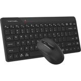A4 TECH FG2200 AIR2 KABLOSUZ MULTİMEDYA SİYAH MİNİ Q KLAVYE+MOUSE