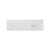 A4 Tech Fstyler Fbx50c Beyaz Bluetooth+2.4G Nano Fn Şarjlı Multimedya Klavye 1 A4tech A4 Tech Fstyler Fbx50c Beyaz Bluetooth+2.4G Nano Fn Şarjlı Multimedya Klavye (Outlet)