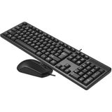 A4 Tech KK-3330 Tr Q Siyah Kablolu USB Klavye Mouse Set