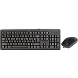 A4-Tech KM-72620D Q TR Kablolu Siyah Klavye Mouse Set