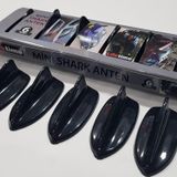 A4 Uyumlu Mini Shark Balina Anten Seti 6 Lı Balık Sırtı Süs Anten Parlak Siyah