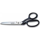 A4115-9 Tekstil / Yatık Regula Makası No: 9 İnç / 22,86 Cm - Nikel Kaplama, Siyah Saplı - Lisinya