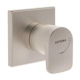 A4272934 Artema Root Square Ankastre Stop Valf (Sıva Üstü Grubu), Fırçalı Nikel