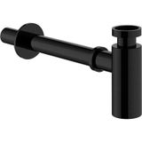 A4512339 Vitra Origin Lavabo Sifonu Alt Grubu (T Tipi) Parlak Siyah