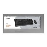 A4Tech A4 Tech F1010 Q USB Gri Fn-Mm Klv+Optik Mouse Set - Çok Renkli - FreeDos