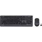 A4tech A4 Tech Fg1010f 2.4G Gri F Klavye Fn-Mm Klv+Optik Mouse Kablosuz Set