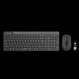 A4Tech A4 TECH FG2300 Q SILENT 2.4 GHZ AİR2 SİYAH KLAVYE+MOUSE - Renkli
