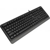 A4Tech A4 Tech FK10, Gri, Fstyler, USB Kablolu, Türkçe Q, Multimedya Klavye