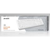 A4Tech A4 Tech FK10 Q USB Fsytyler Beyaz Tr Fn-Mmedya Klavye (Kdo)