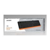 A4Tech A4 Tech FK10 Q USB Fsytyler Turuncu Tr Fn-Mmedya Klavye - Çok Renkli - FreeDos