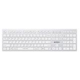 A4Tech A4 Tech Fstyler FBX50C Beyaz Bluetooth+2.4g Nano Fn Şarjlı Multimedya Klavye (Kdo)