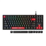 A4TECH BLOODY S310N FIRE BLACK TKL RED SWITCH MEKANİK GAMING KLAVYE-BLACK