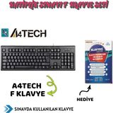 A4TECH F Klavye - Katiplik Sınavı F Klavye Seti