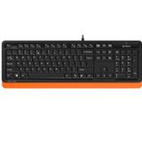 A4Tech FK10 Q USB Türkçe FN-MULTİMEDYA Siyah/Turuncu Klavye