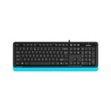 A4Tech Fstyler FK10 Kablolu FN Multimedya TR Q Klavye mavi-siyah