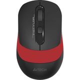A4Tech Nano Optik 2000 Dpi Kablosuz Mouse Kırmızı FG10 - Siyah