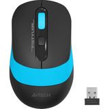 A4Tech Nano Optik 2000 Dpi Kablosuz Mouse Mavi FG10 - Siyah