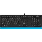 A4Tech Q TR Usb Fsytyler Multimedya Kablolu Klavye Mavi FK10