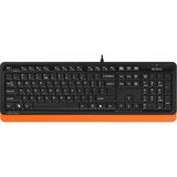 A4Tech Q TR Usb Fsytyler Multimedya Kablolu Klavye Turuncu FK10 - Yok