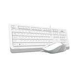 A4Tech Q TR Usb Multimedia Kablolu Klavye Mouse Seti Beyaz F1010