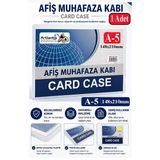 A5 Afiş Muhafaza Kabı 1 Adet 15X21 Cm Belge Saklama Kabı Şeffaf Kaliteli Plastik Dosya Belge Saklama
