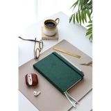 A5 Bullet Journal Noktalı Defter 140 Gr. 80 Yaprak Forest Koyu Yeşil