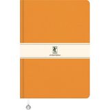 A5 Çizgili Termo Deri ve Esnek Kapak Limited Edition Defter - Hardal