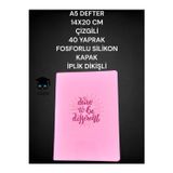 A5 DEFTER 14X20 CM ÇİZGİLİ 40 YAPRAK FOSFORLU SİLİKON KAPAK İPLİK DİKİŞLİ