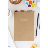 A5 Eskiz Defteri Sketch Book 52 Yaprak 140 gr Kalın Kağıt - Ivory Kağıt - 1 Adet - Çok Renkli