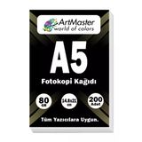 A5 Fotokopi Kağıdı 200 Adet 80 Gr 14,8 X 21Cm Artmaster A5 Boy Fotokopi Kağıdı Yazıcı Kağıdı 200 Lü
