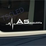 A5 Kelebek Cam Audi Oto Araba Sticker