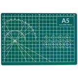 A5 Kesme Matı 22X15 Cm Kılavuz Çizgili Yeşil Hobi Ve Maket Kesim Tablası