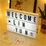 A5 LED Işıklı Yazı Panosu Lightbox - Çok Renkli - Standart - Düz