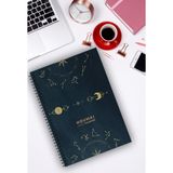 A5 Spiralli Defter Çizgisiz 96 Sayfa Defter, Houmai Serisi Özel Koleksiyon