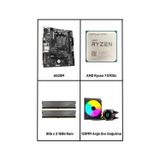 A520 Anakart | Ryzen 7 5700x İşlemci | 16Gb DDR4 Ram | 120MM Argb Fanlı Sıvı Soğutma Bundle Set