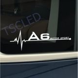A6 Kelebek Cam Audi Oto Araba Sticker