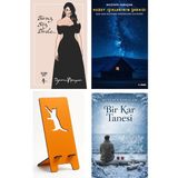 A7 Kitap Biraz Söz Dinle - Banu Noyan + Kuzey Işıklarının Şarkısı + Telefon Tutucu + Bir Kar Tanesi